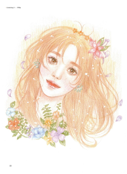 Pretty Girl. Coloring Book