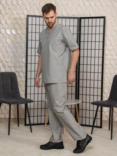 Костюм мужской хирург. М-150 (серый)