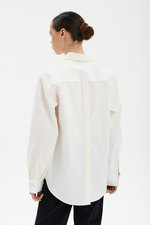 Рубашка Oversize с с пуговицами на спине