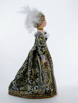 Кукла коллекционная Дама в придворном платье.