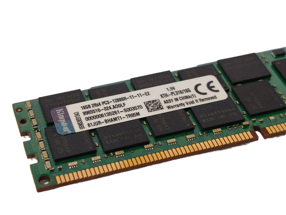 Модуль памяти для сервера 16GB DDR3 KTH-PL316-16G PC3-12800 1600MHz DIMM ECC Reg 9965516-024.A00LF