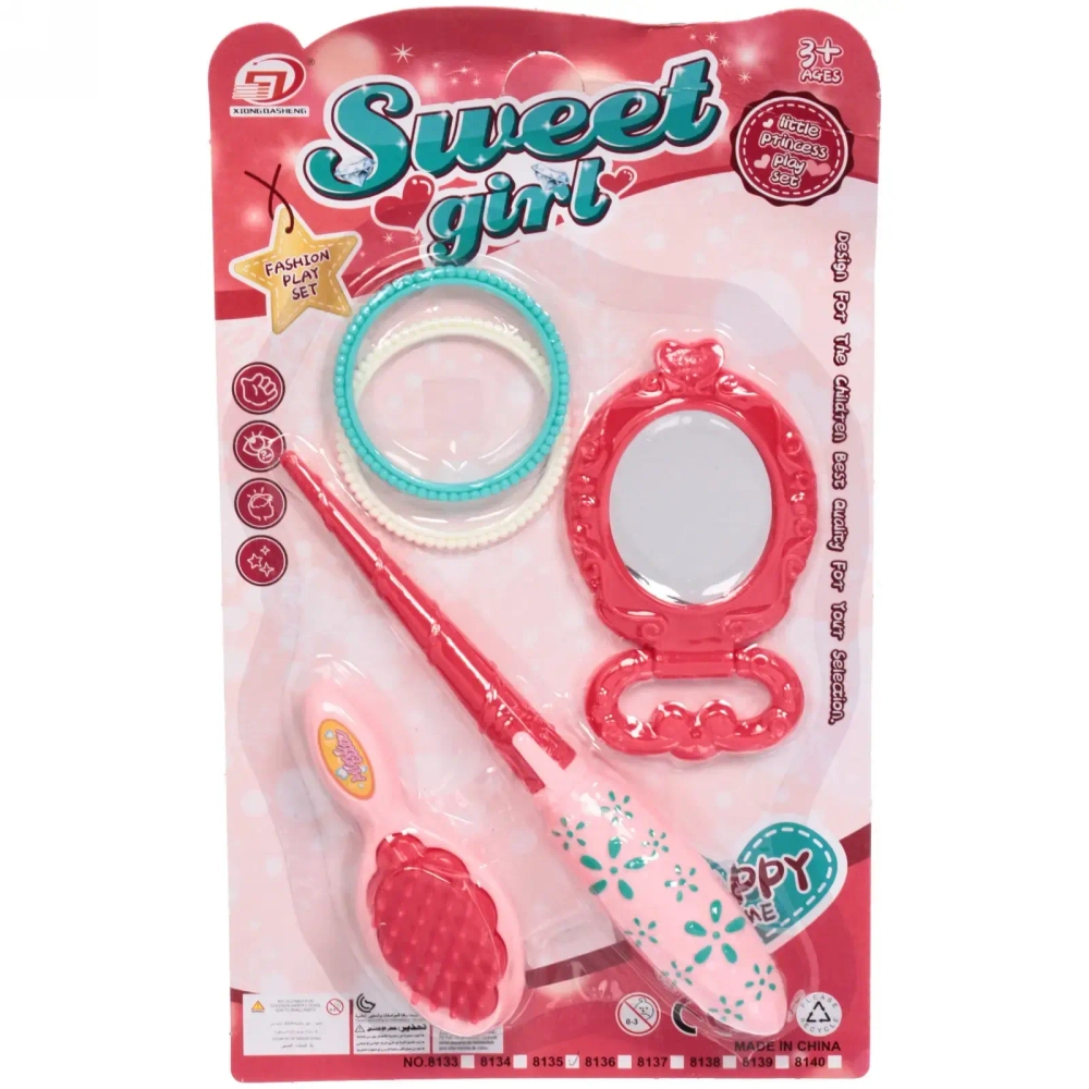 Набор парикмахера «Чудные локоны» 5/6 предметов, в ассортименте, 29*17 См