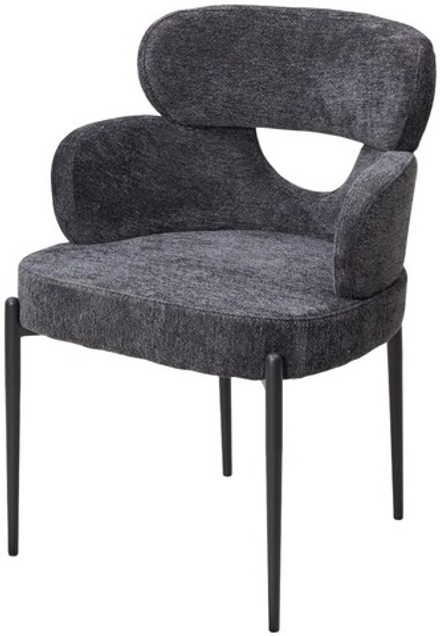 Стул VALTER RAVEN18 Серый, ткань / Черный каркас, ®DISAUR