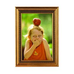 FA Пластик Касабланка орех с золотом 15х21 | FA фототовары