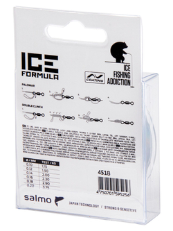 Леска монофильная зимняя Salmo Elite ICE FORMULA Wine red 030/016