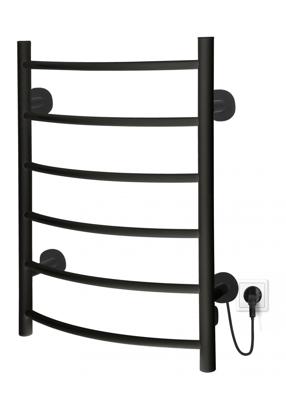 Полотенцесушитель I-TECH, TANGO, 80W, 53*68, чёрный матовый I 05 326