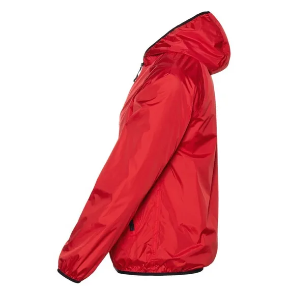 Ветровка унисекс, размер XXS, цвет красный