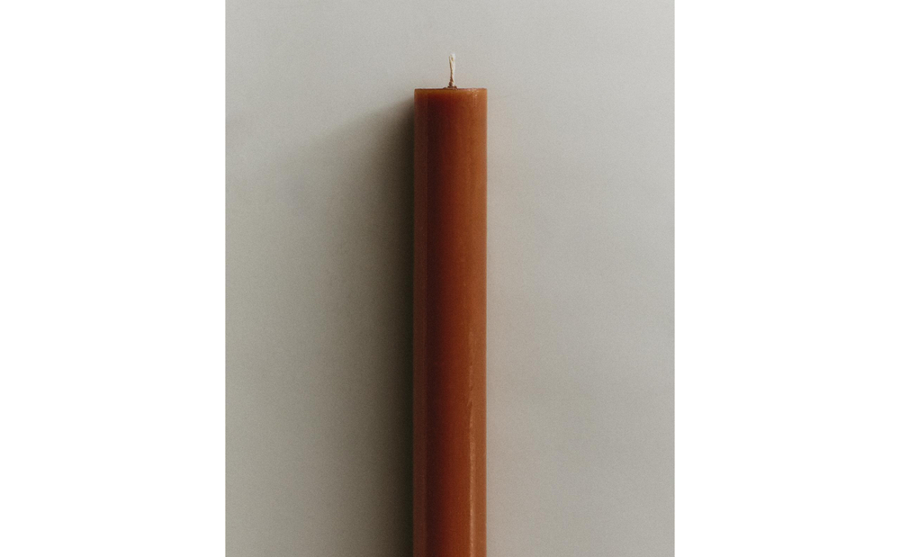 Декоративная свеча Zara Home, 23.5х2.2 см, бумага, 4 шт., 6345/065