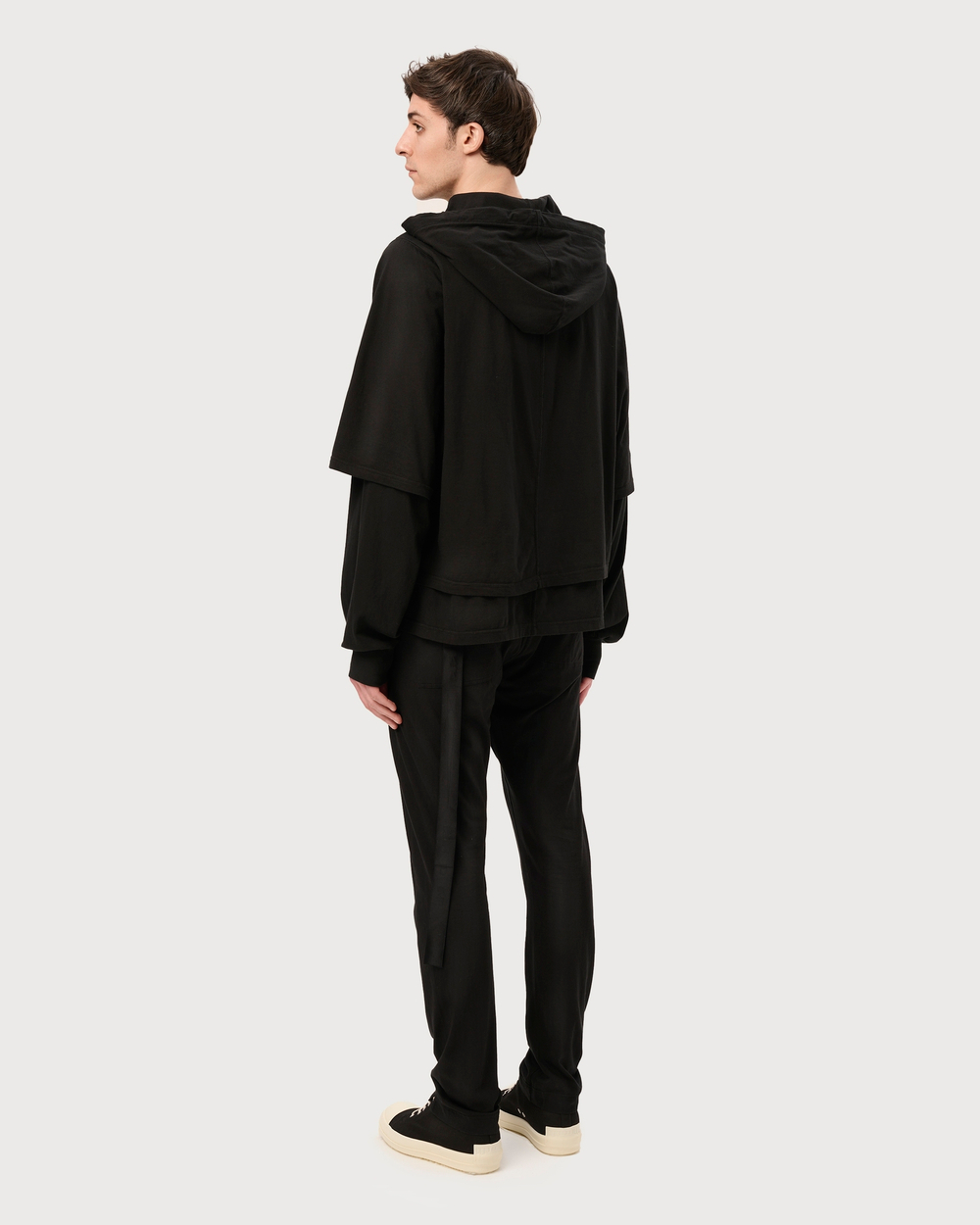 RICK OWENS DRKSHDW ХУДИ ЧЕРНАЯ HUSTLER