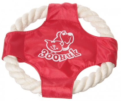 ZOONIK Игрушка для собак "Кольцо летающее большое", 17 см