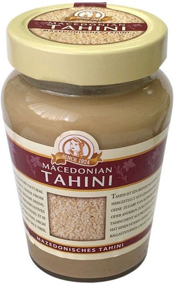 Macedonian Tahini Haitoglou Bros Паста тахини македонская из очищенных зерен кунжута, 300 г
