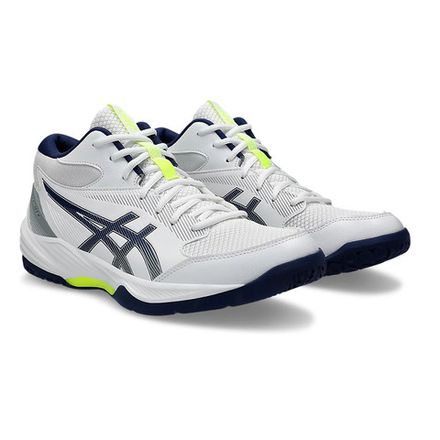 Кроссовки волейб. муж. ASICS Gel-Task MT 4 1071A102 100,р.9,5 (рос.42),иск.кожа, текстиль,бело-синий