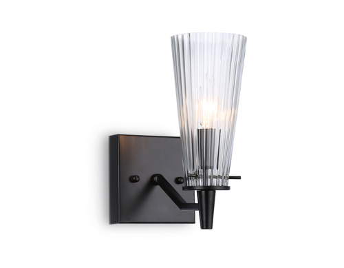 Настенный светильник со сменной лампой TR3239 BK черный E14 max 40W 250*120*210
