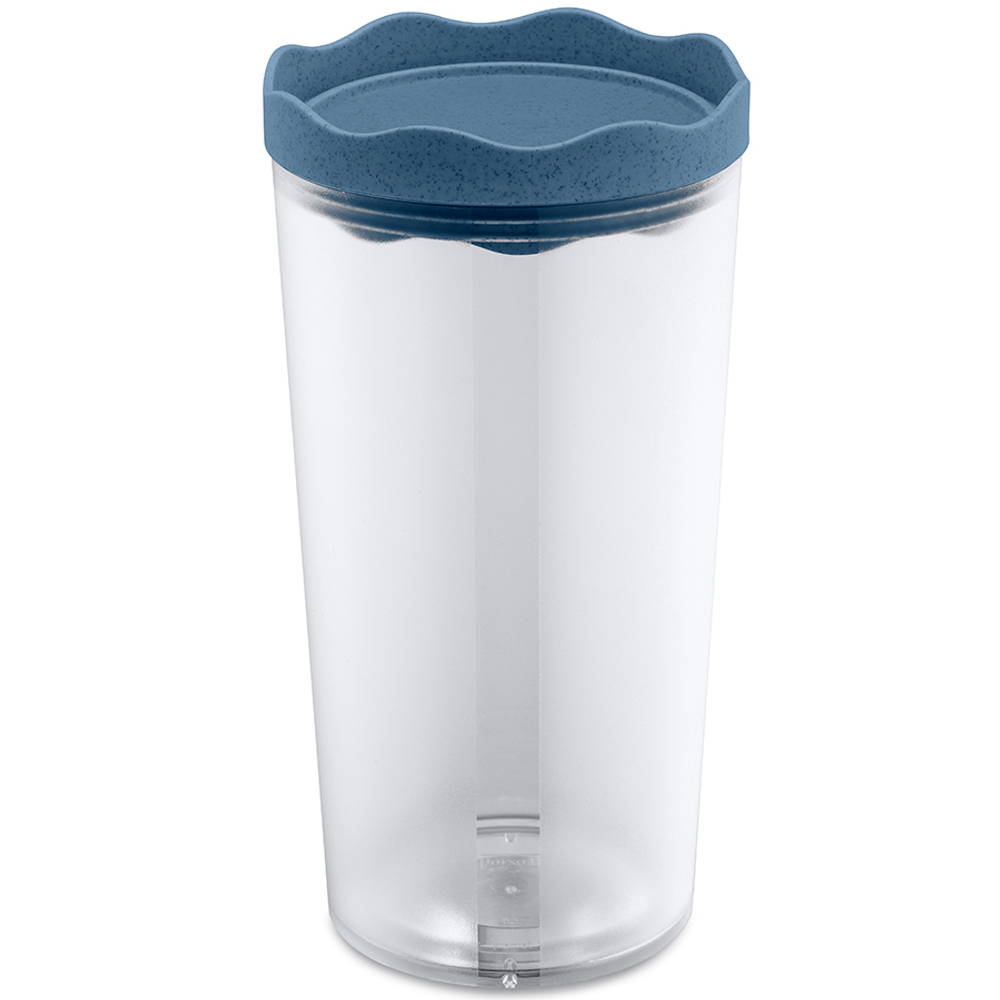 Банка для сыпучих продуктов prince, organic, 1 л, синяя