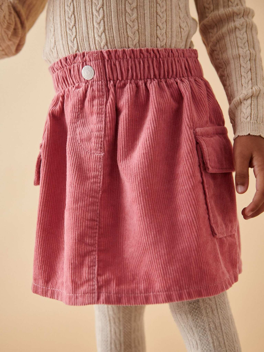 Юбка вильветовая для девочки Next K87-510, Розовый