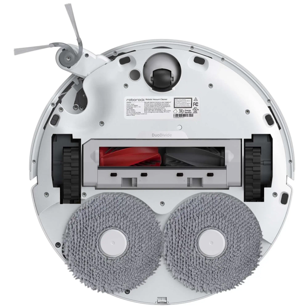 Робот-пылесос Roborock Qrevo CurvС White, со станцией самоочистки