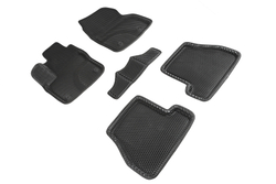 Коврики EVA 3D ромб для Ford Focus III рест. МКПП 2015-2019, Seintex.95243