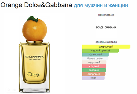 Dolce&Gabbana Fruit Collection Orange 150 ml  (duty free парфюмерия)