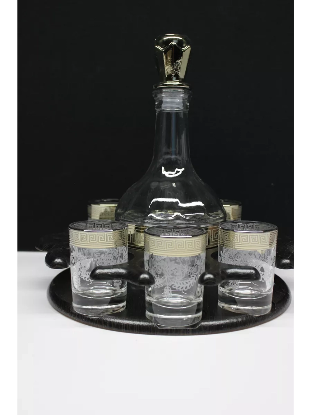 Стопки для водки 6 шт, графин стеклянный