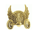 Эмблема петличная Автомобильные войска золотая нов/обр