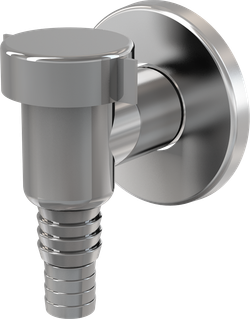 Сифон APS1 для стиральной машины наружный хромированный