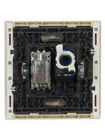 FORTE&PIANO Розетка двойная TV+RJ45 кат.6 FP437 ваниль IEK