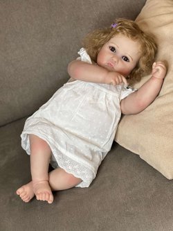 Кукла Реборн мягконабивная 60см в пакете (FA-345)