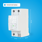 Реле напряжения с контролем тока Welrok VI - 40 A - Реле напряжения с контролем тока Welrok VI-40