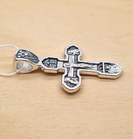 Крест православный. Распятие. Ангел Хранитель, Казанская Богородица, Александр Невский, Ксения Петербургская