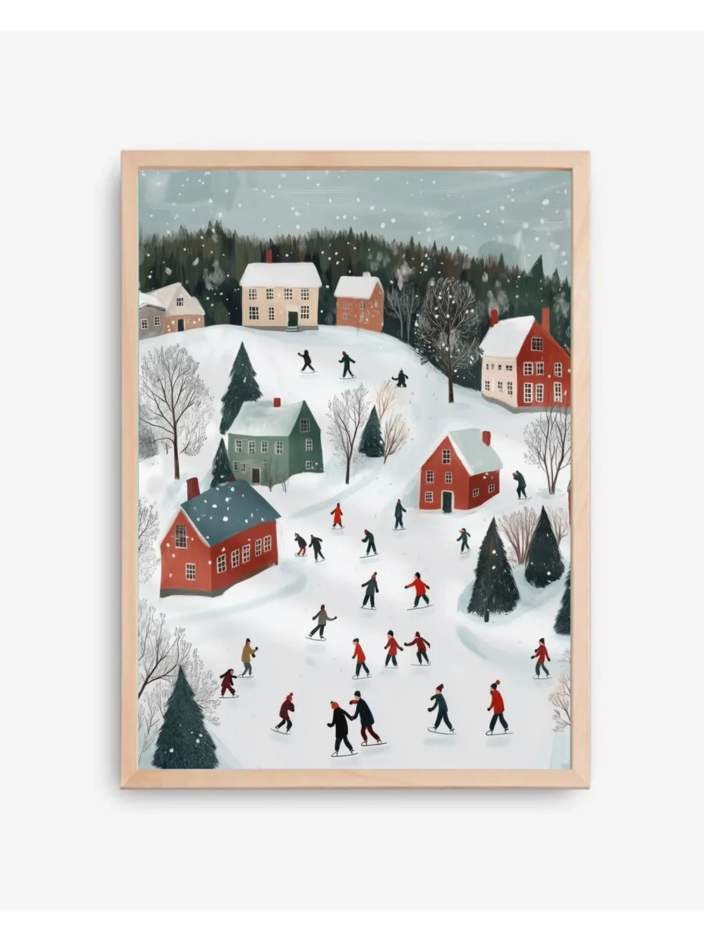 Постер новогодний 30х40 см интерьерный на стену