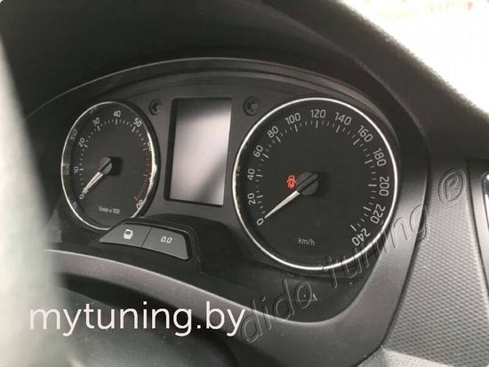 Кольца в приборку для Skoda Rapid