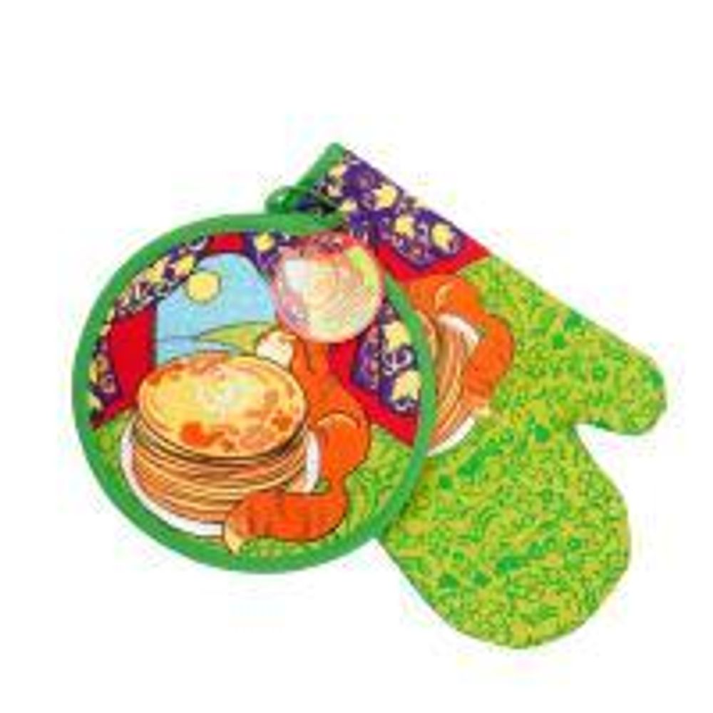 Набор прихватка с рукавицей Масленица Z22-56 HN22-241