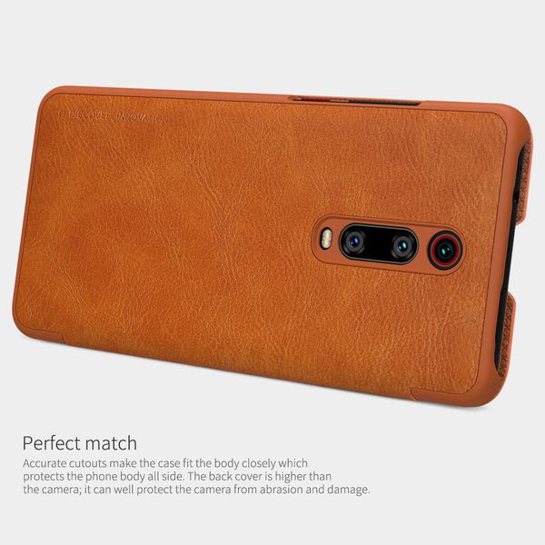 Чехол-книжка Nillkin Qin Leather Case для Xiaomi Mi 9T/ 9T Pro (Коричневый)