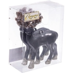 Набор украшений SHINE «Magic deer» 12,5х10,5 см (2 шт.), grey