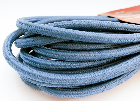 Кабель инструментальный, 8м, прямой/угловой, синий, Yerasov 3LUXE-8m-BL