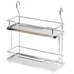 Полка на рейлинг 35х16х39 см, двухуровневая, U000050