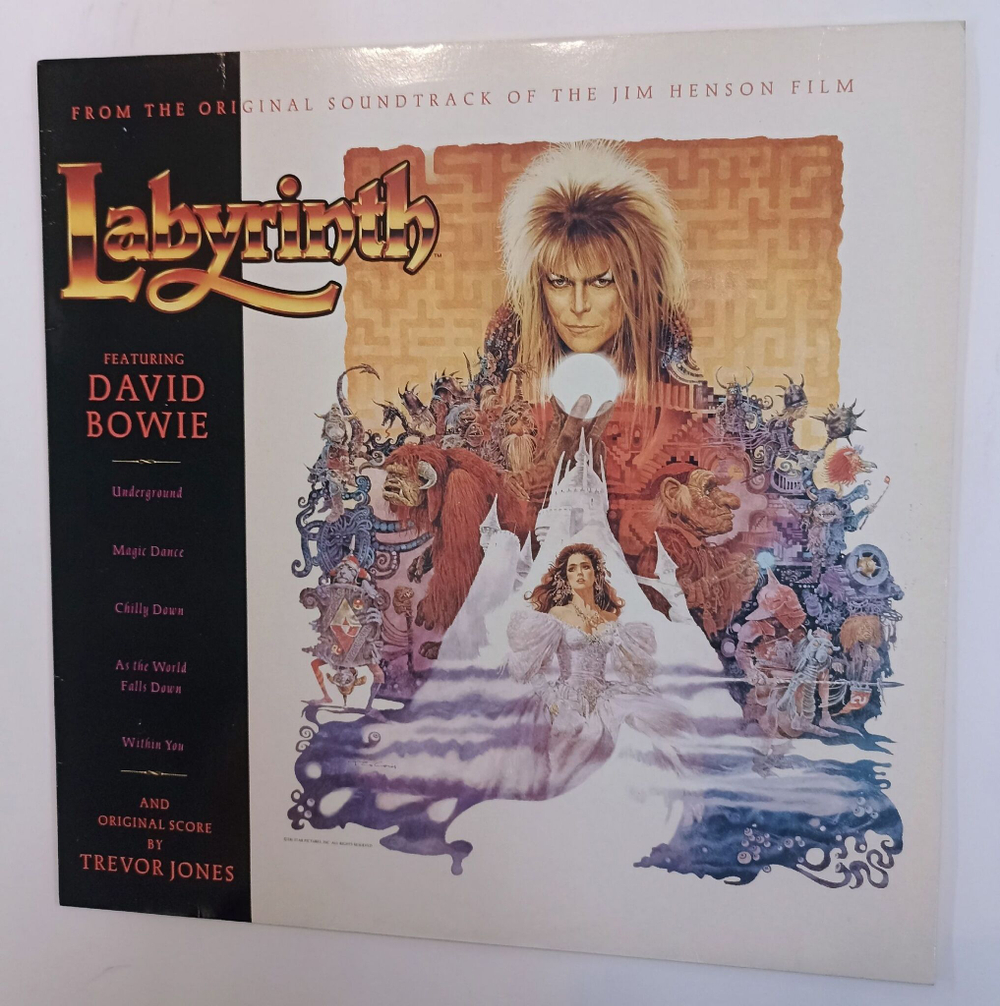 Винтажная виниловая пластинка LP David Bowie And Original Score By Trevor Jones Labyrinth (From The Original Soundtrack Of The Jim Henson Film) (Germany 1986)