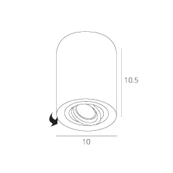 Точечный накладной светильник Arte Lamp