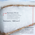 Матрас детский "ЦАРЬ САЛТАН", микрофибра