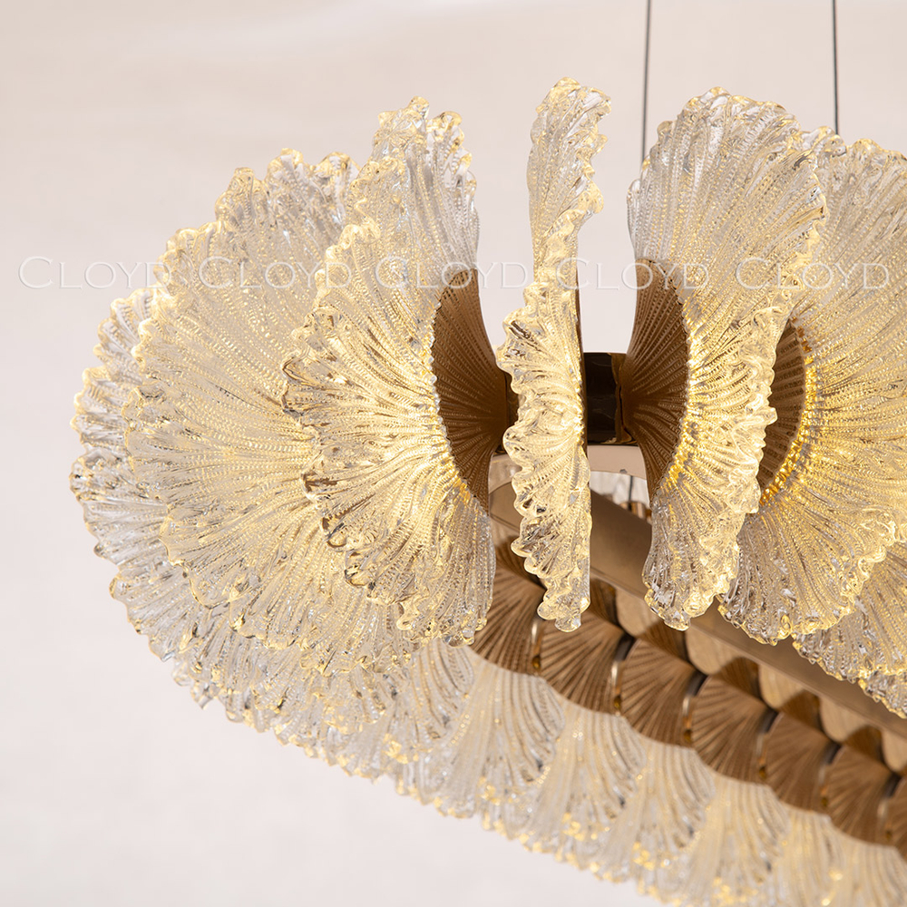 Люстра Cloyd ANTIGUA C1 / шир. 100 см - золото (арт.11321)