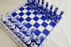 Шахматы турнирные "Гжель"
