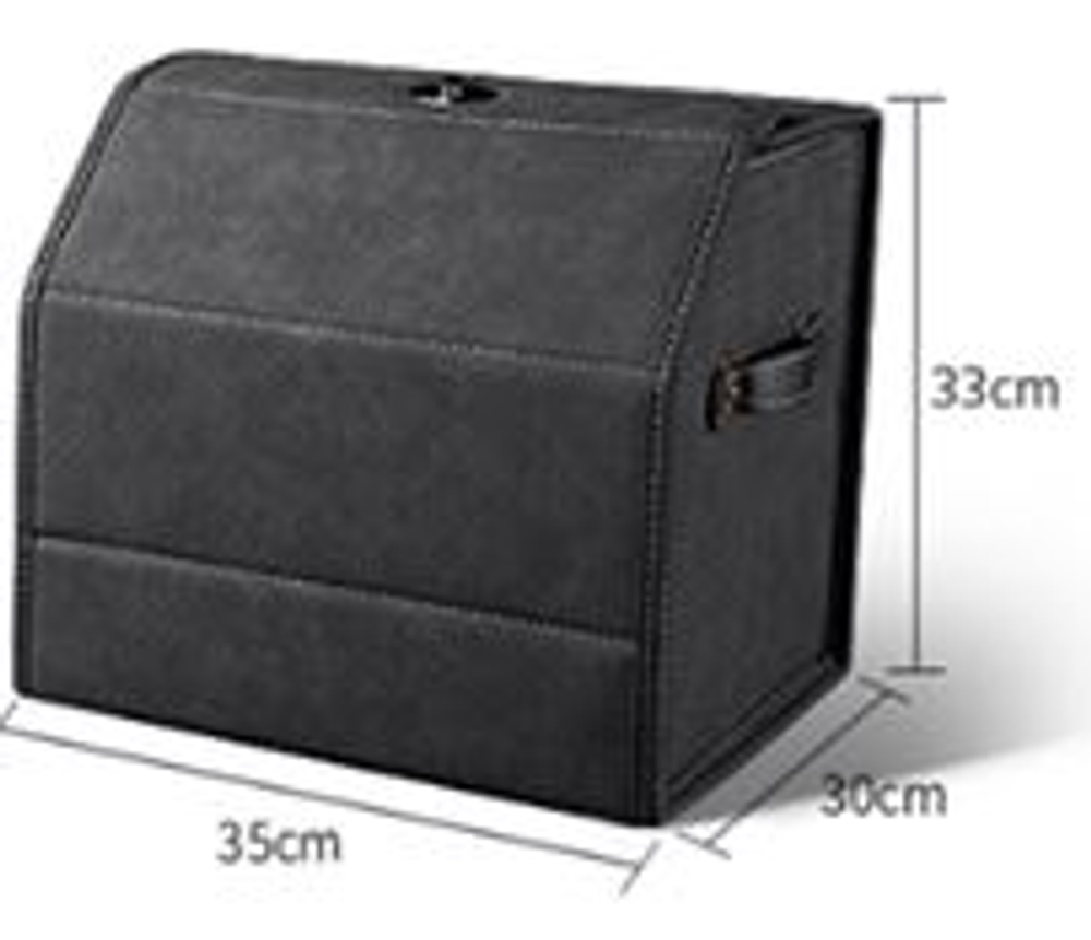 Сумка-Бокс 30х30х33 - Экозамша, серый - GQOP-6001 GREY