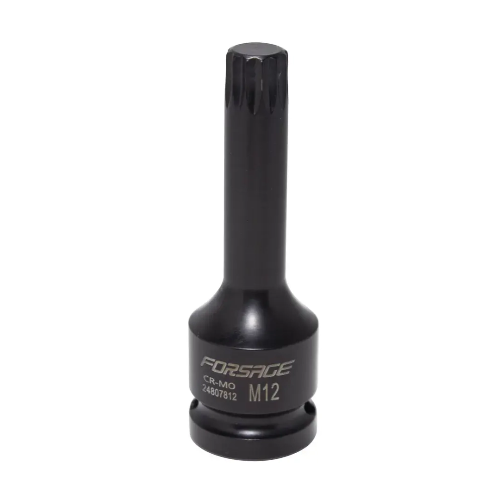 Головка-бита SPLINE ударная M12, 1/2'' Forsage F-24807812