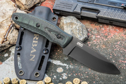 Туристический нож Urban D2 Black Titanium G10