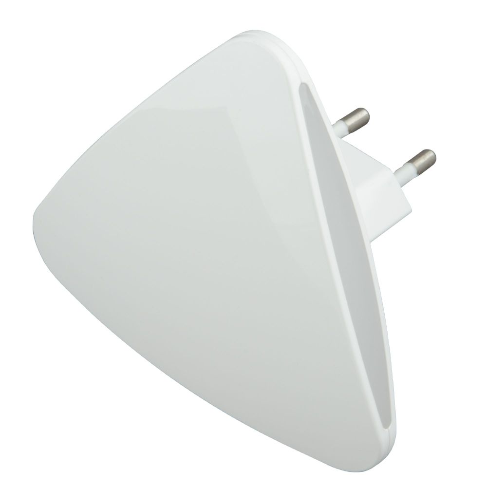 DTL-320 Треугольник-White-Sensor Светильник-ночник. С фотосенсором день-ночь. Белый. ТМ Uniel