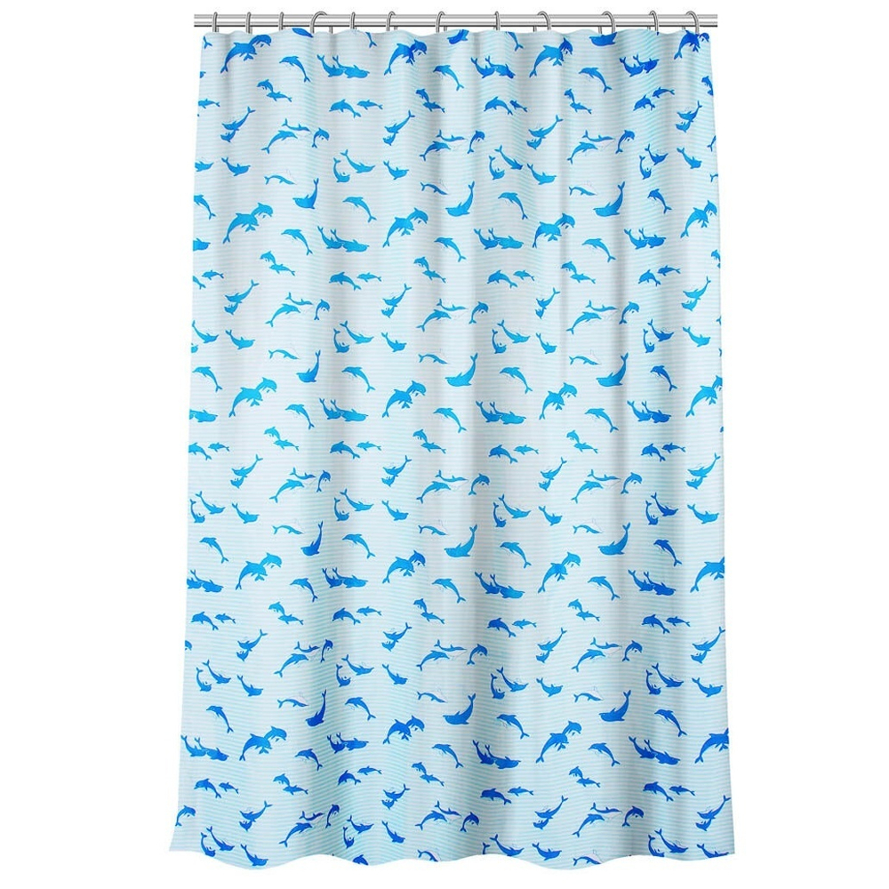 Штора для ванной 180*180см "Дельфин"
