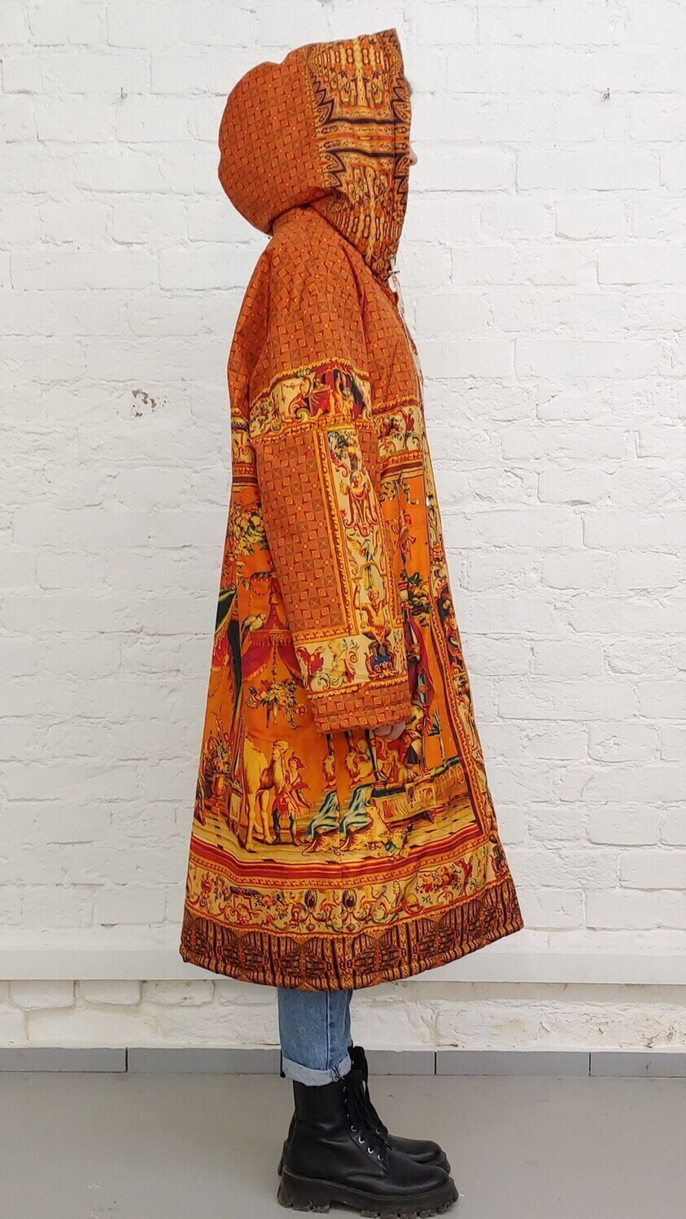 Двустороннее пальто-парка