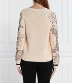 Хлопковый свитер Marc Cain - бежевый(VS 41.17 M13)