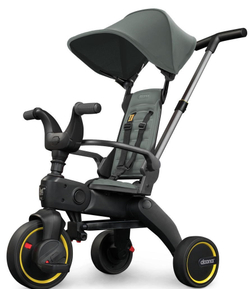 Doona Складной трехколесный велосипед Liki Trike S1, Slate Green (Forest Grey)