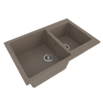 Мойка ML-GMS13 СТАНДАРТ двухчашевая, терракот (307), 767*502*190мм